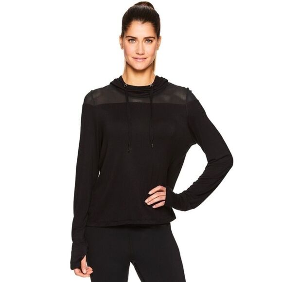 New GAIAM NAOMI MESH HOODIE - Picture 1 of 6